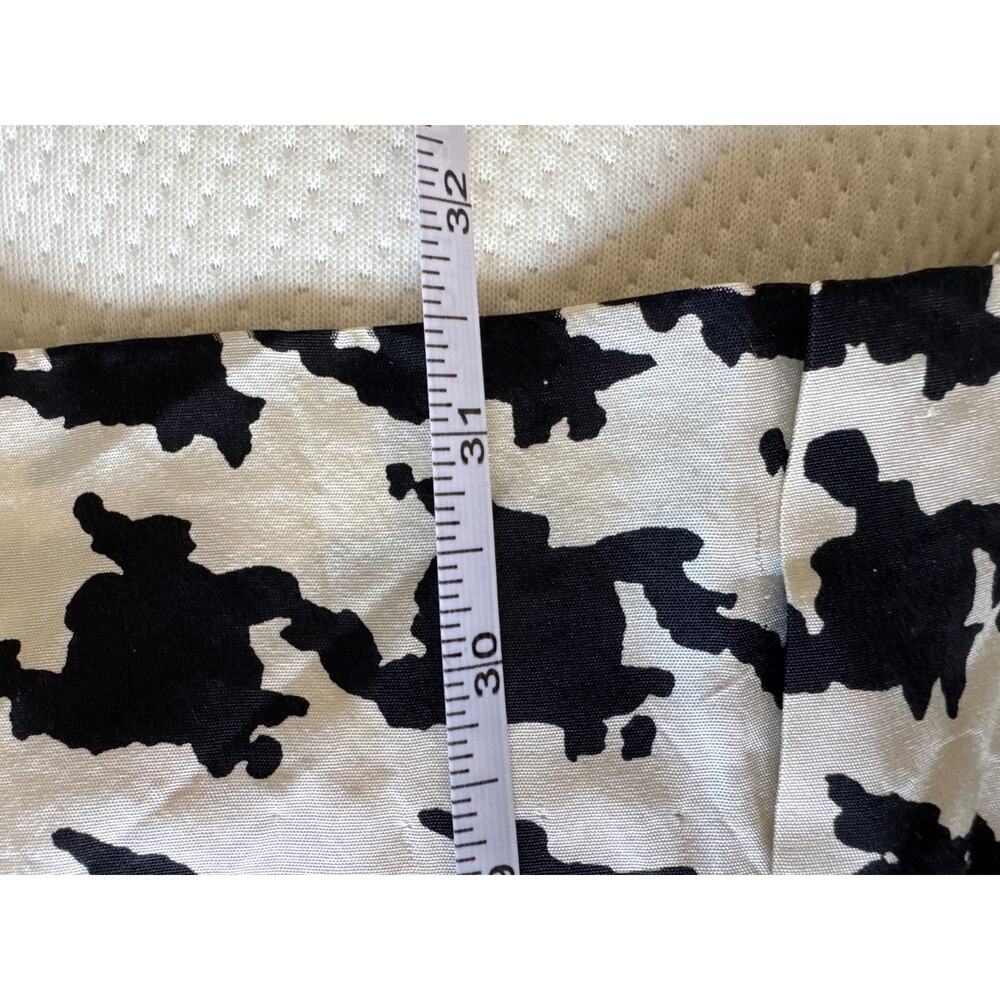 Kate Spade 100% Silk Abstract Houndstooth Sheath Dress Bow Waist Size 4 - Picture 10 of 10